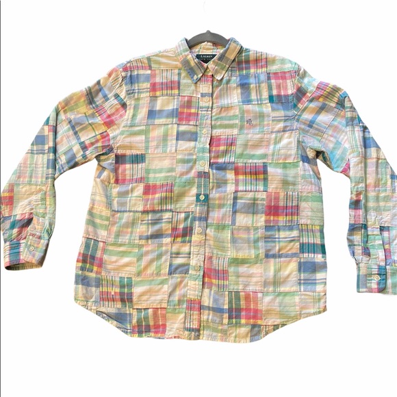 Ralph Lauren cotton patchwork button down